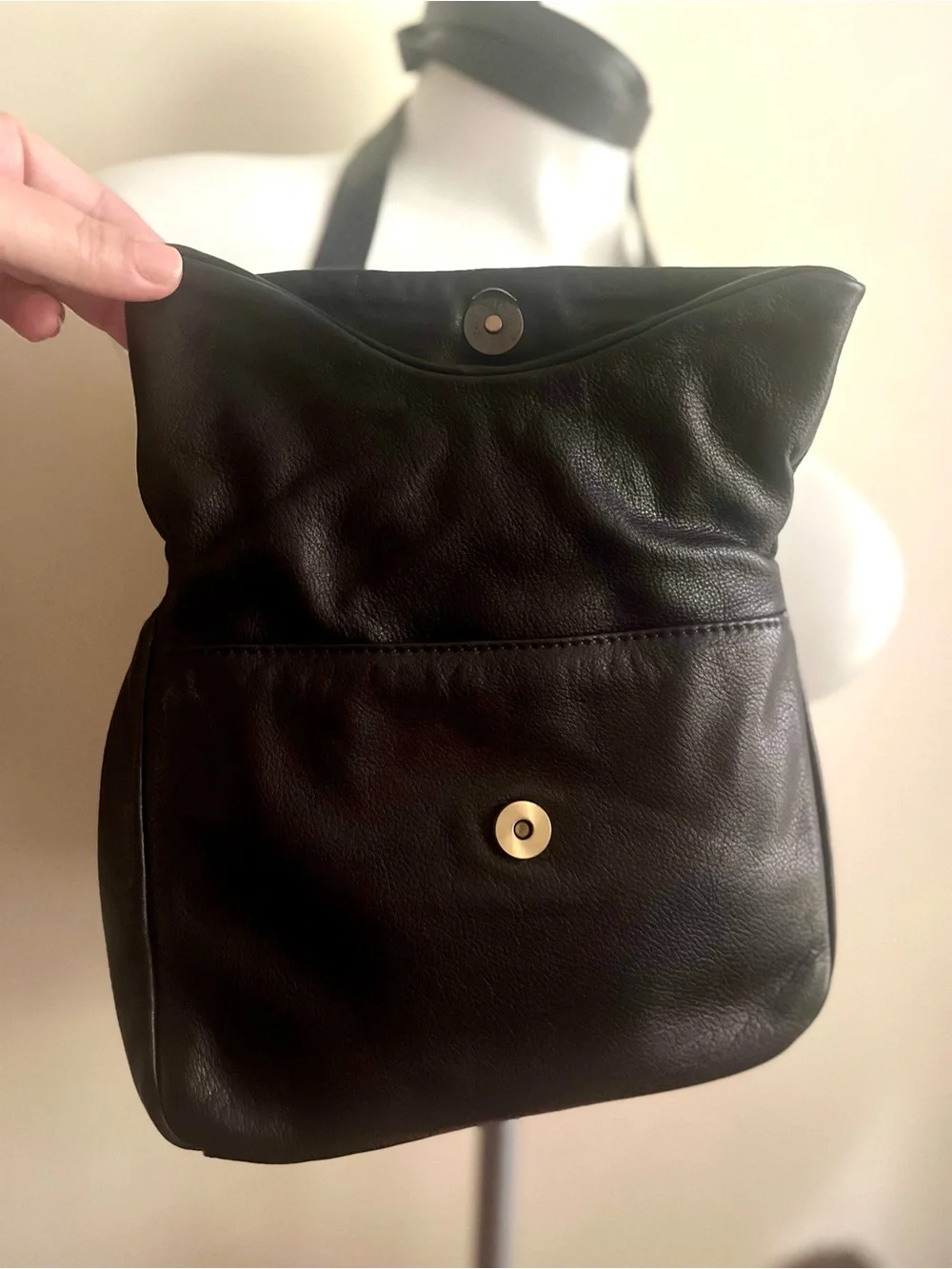 HOBO Genuine Leather bag- REVERE IN black